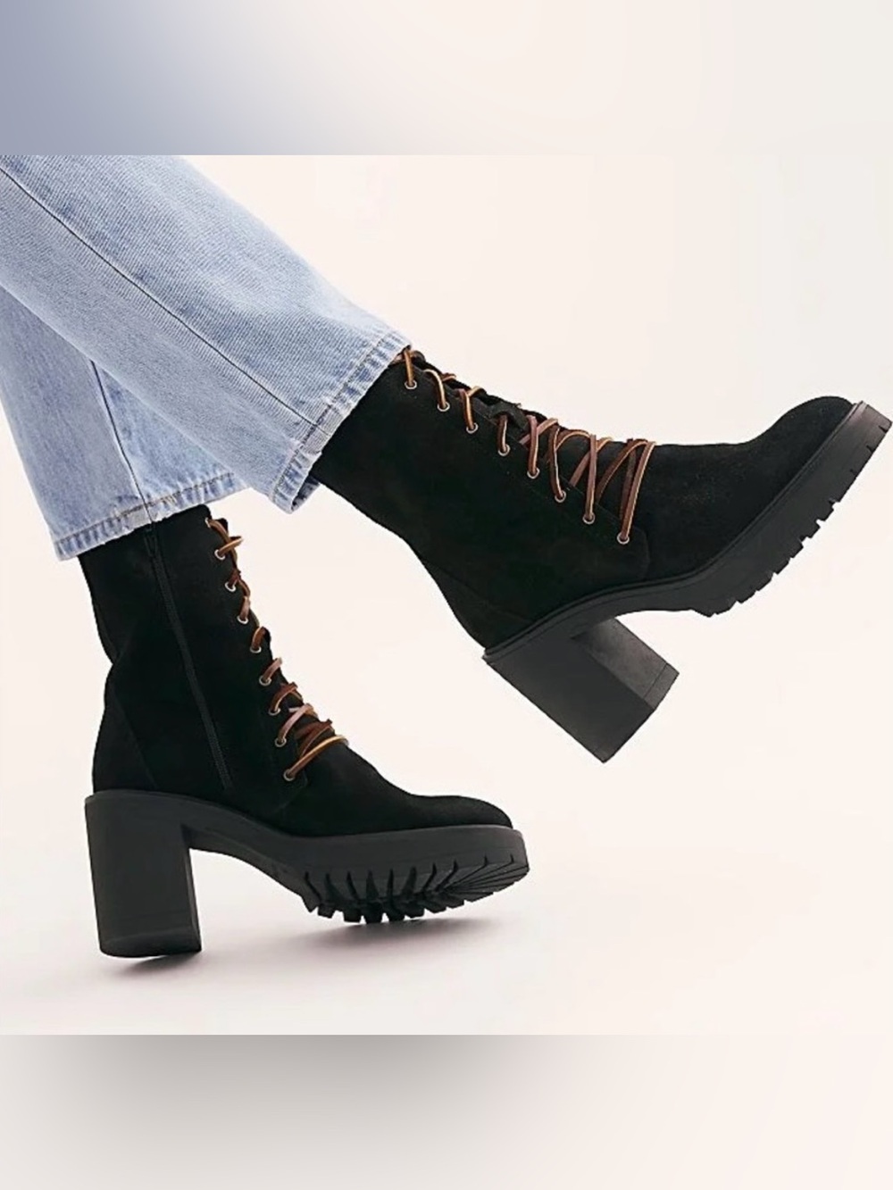 Free People Dylan Lace Up Boots